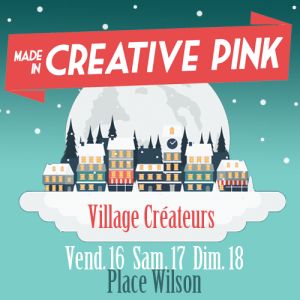 Creative Pink Village de créateurs spécial Noël