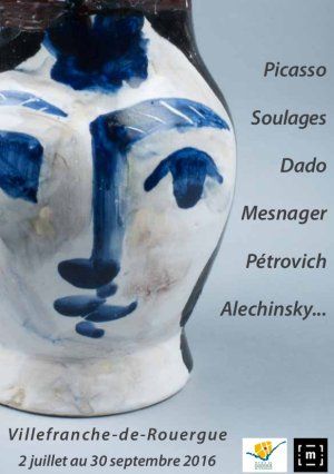 "Céramiques d'artistes" Picasso, Soulages, Dado....