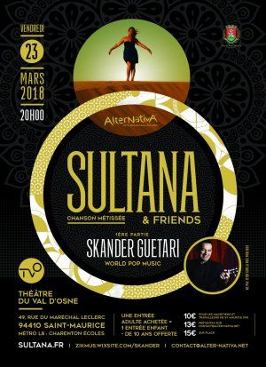 Sultana et Skander Guetari en concert