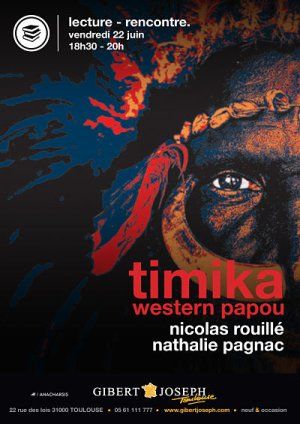 "Timika, western papou" : lecture et rencontre avec Nicolas Rouillé chez Gibert Joseph Musique 