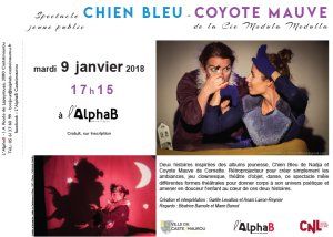 Spectacle Chien Bleu – Coyote Mauve