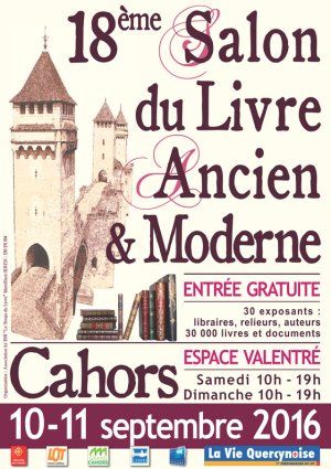 18ème Salon du Livre Ancien et Moderne de CAHORS