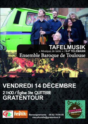 Concert Tafelmusik Ensemble Baroque de Toulouse