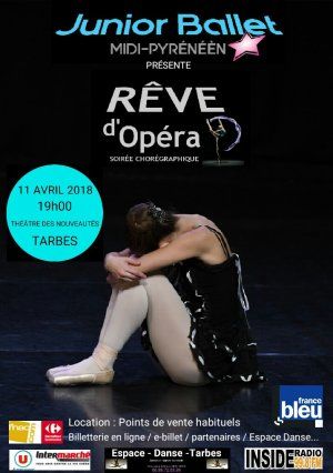 Junior Ballet Midi-Pyrénéen présente "Rêve d'Opéra"
