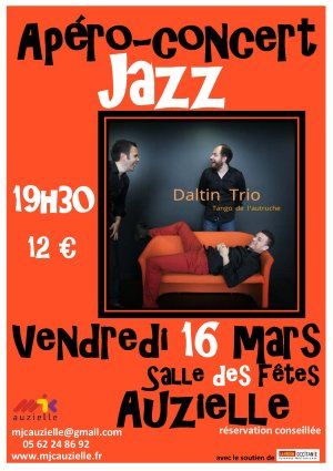 Apéro-concert jazz "Daltin trio"