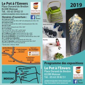Saison Céramique 2019 lancée au Pot à l'Envers à Moissac.
