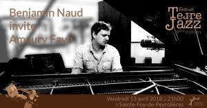 Terre de Jazz, concert, Benjamin Naud 4tet invite…, vendredi 13 avril 2018