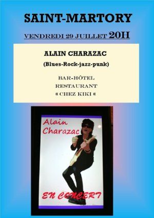 ALAIN CHARAZAC (Blues-Rock-jazz-punk)