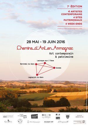 Chemins d'Art en Armagnac Parcours Art contemporain et patrimoine