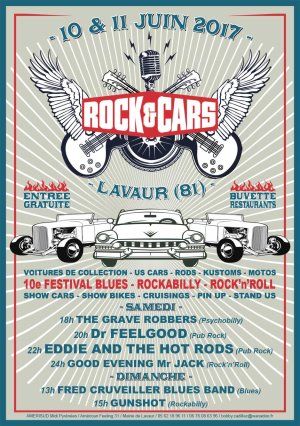 Festival ROCK'&'CARS à Lavaur (81) les 10 et 11 juin 2017
