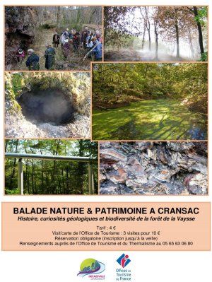 La montagne qui brûle et le rocher troué - Balade Nature & Patrimoine à Cransac (12)