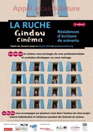 La Ruche de Gindou Cinéma, Appel à candidature pour des résidences d'écriture de scénario