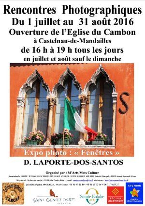 Eglise du Cambon - Mandailles - Aveyron - OUVERTURE