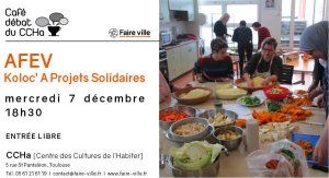 Café-débat avec l'AFEV, pour Les Koloc' A Projets Solidaires (KAPS)