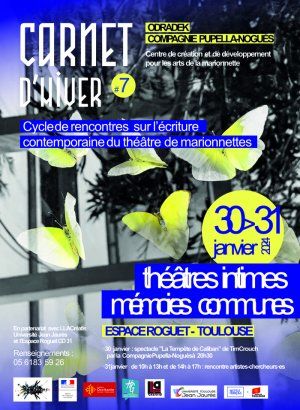 [Espace Roguet] Carnet d'Hiver #7: Histoire(s) sur la scène marionnettique contemporaine : théâtres intimes et mémoire commune - Cie Pupella Noguès