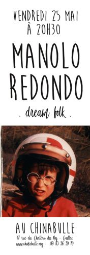 Concert de Manolo Redondo (dream-folk)