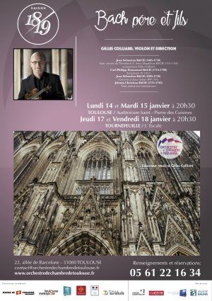 Bach, père & fils / Orchestre de Chambre de Toulouse