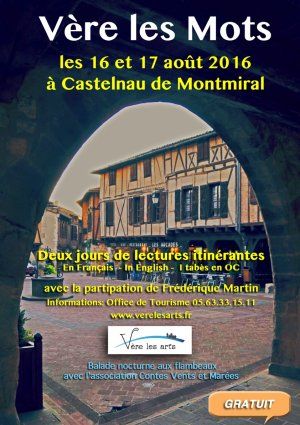 Vère Les Mots, deux jours de lectures itinérantes à Castelnau de Montmiral