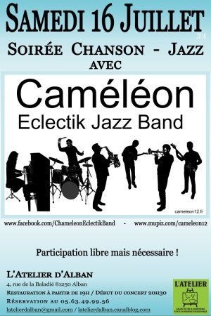Soirée Chansons Jazz avec Caméléon Eclectik Band