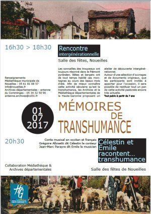 "Mémoires de transhumance" : rencontre intergénérationnelle et spectacle de conte musical, en français et en occitan