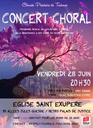Concert de la Chorale Populaire de Toulouse