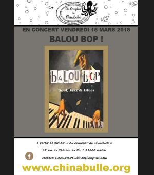 Concert Jazz/Blues "Balou Bop"