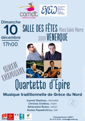 Quartetto d'Epire - Musique traditionnelle de Grèce du Nord