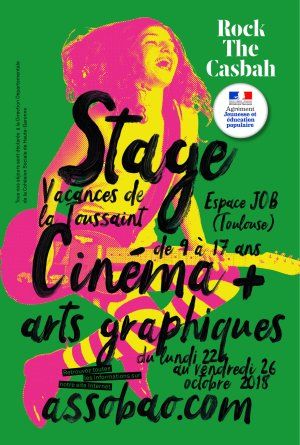 Stage cinéma et arts graphiques de la Toussaint 2018