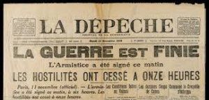 COMMÉMORATION DU CENTENAIRE DE L'ARMISTICE DE 1918