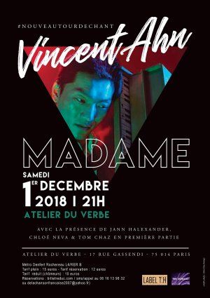VINCENT AHN en concert ' MADAME'