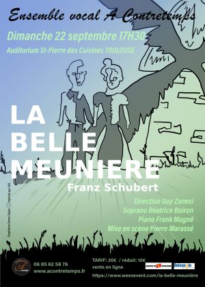 Concert La Belle Meunière, de Franz Schubert par l'ensemble vocal A Contretemps