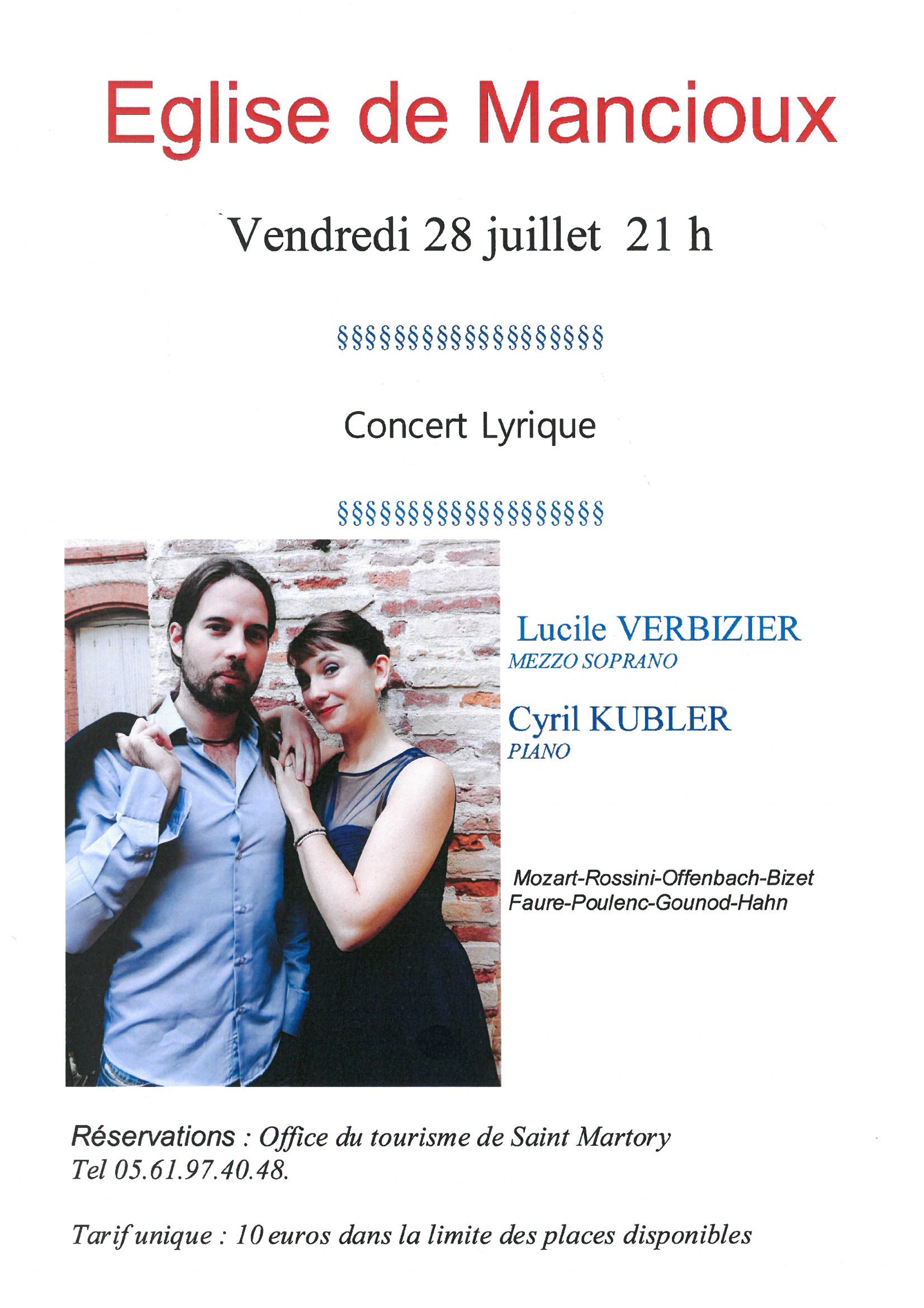 Concert Lyrique à Mancioux Classique Ramdam Magazine