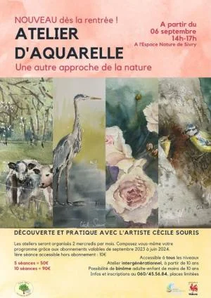 Atelier d'aquarelle naturaliste