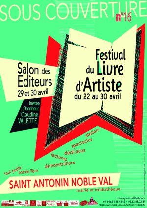 16ème FESTIVAL DU LIVRE D'ARTISTE SOUS COUVERTURE et SALON DES EDITEURS