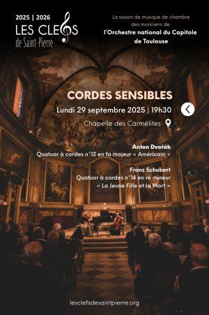 Concert Quatuor Cordes sensibles