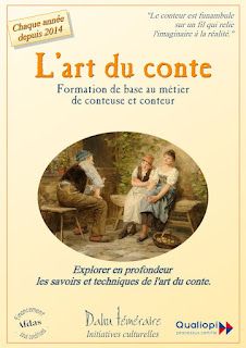  Cycle "L'art du conte" 2026 - Formation conte pour professionnels 