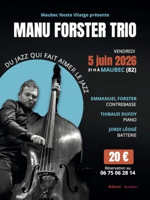 CONCERT DE JAZZ / MANU FORSTER TRIO