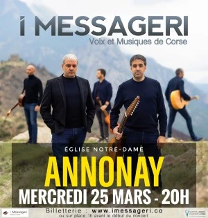 Concert groupe I MESSAGERI - Voix et musique de Corse