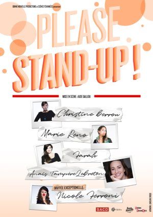 PLEASE STAND UP, le plateau Humour 100% féminin