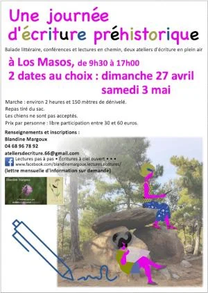 Une journée d'écriture préhistorique • Balade et ateliers d'écriture