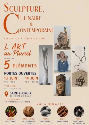 Sculpture Culinaire & Contemporaine 5 éléments