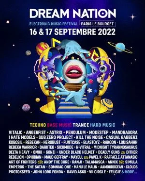 16 & 17 Septembre 2022 – FESTIVAL DREAM NATION – PARIS LE BOURGET