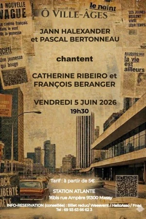 Jann Halexander et Pascal Bertonneau chantent Catherine Ribeiro et François Béranger 