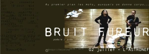 BRUIT FUREUR poésie punk à L'ASTRONEF