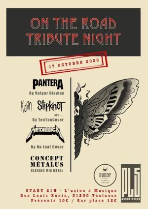 On The Road - MétalTributeNight // 3 Metal Bands-ConceptMetalus
