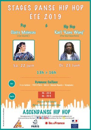 Stage d'été Popping x Hip Hop Freestyle