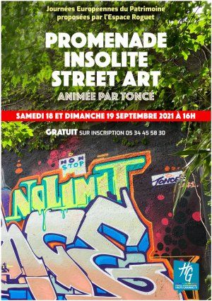 [ESPACE ROGUET] Promenade insolite – Street Art !