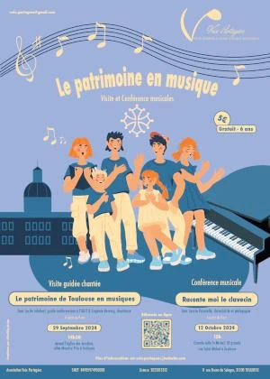 Le Patrimoine de Toulouse en musiques - Visite guidée chantée à deux voix