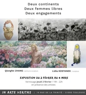 Deux continents, deux femmes libres, deux engagement: Qiongfei ZHANG & Lidia KOSTANEK