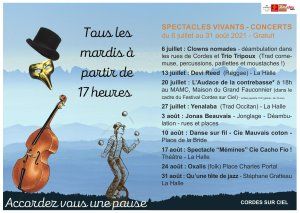 "Accordez vous une pause", tous les mardis à 17 heures à Cordes sur Ciel